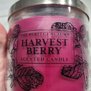 Harvest Berry Scented Candle - Pink